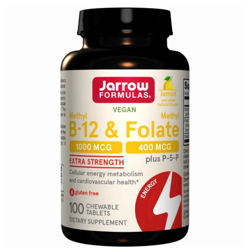 Jarrow - Methyl B-12 & Methyl Folate - 100 tabletek
